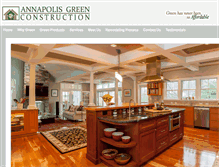 Tablet Screenshot of annapolisgreenconstruction.com